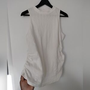 Sleeveless beige top